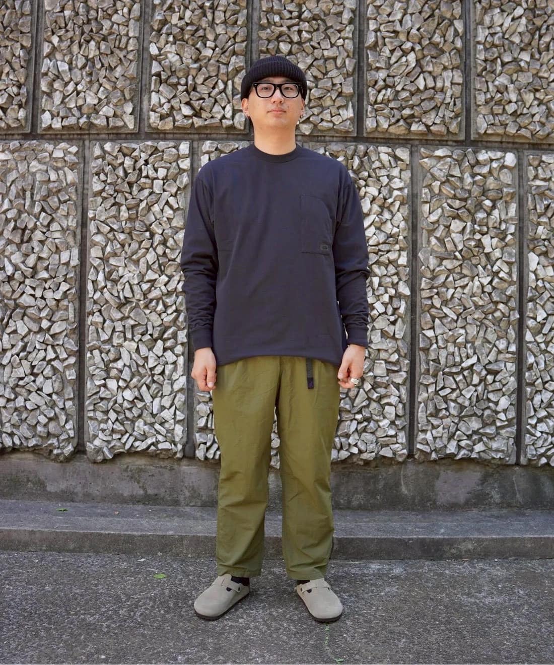 GRAMICCI/グラミチ/別注NYLON TUCK PANTS　別注ナイロンタックパンツ　-OLIVE- OLIVE S