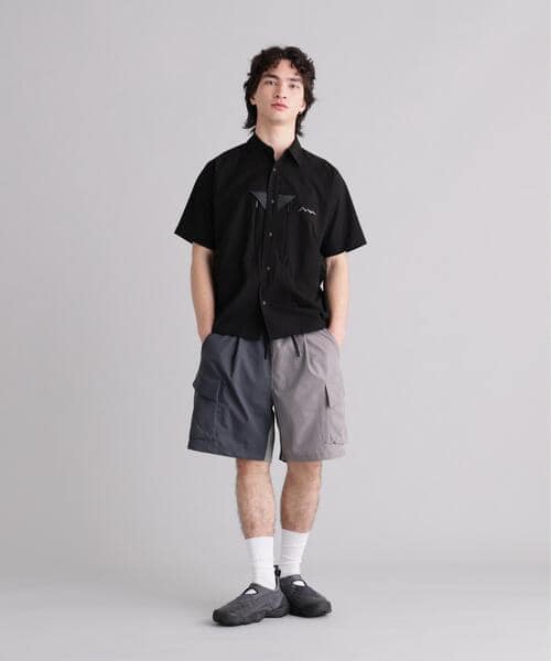 MANASTASH/マナスタッシュ/RIVER SHIRTS シャツ BLACK S