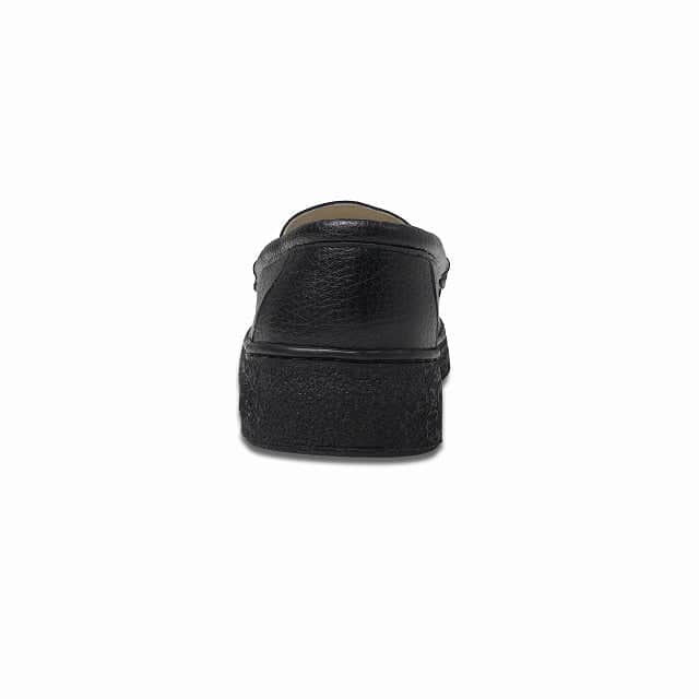 MANEBU/マネブ/BITCH COMBI "SUEDE×SHRINK" -PAN SOLE- ローファー BLACK 41