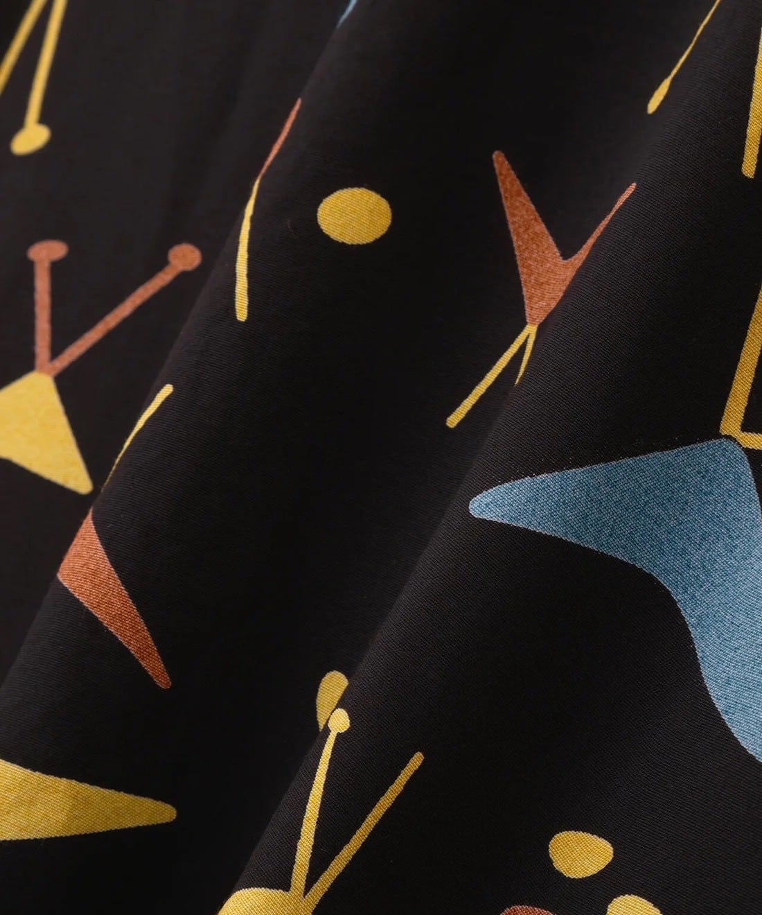 Schott×Pineapple Juice/ショット×パイナップルジュース ATOMIC RAYON SHIRT BLACK M