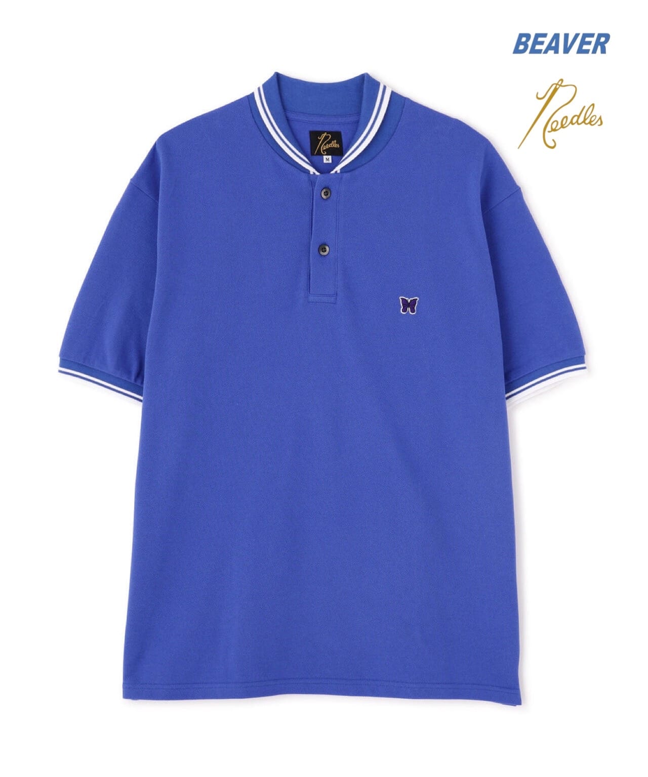 Needles/ニードルズ 別注Shawl Collar S/S Polo - Cotton Pique - GREEN- GREEN S