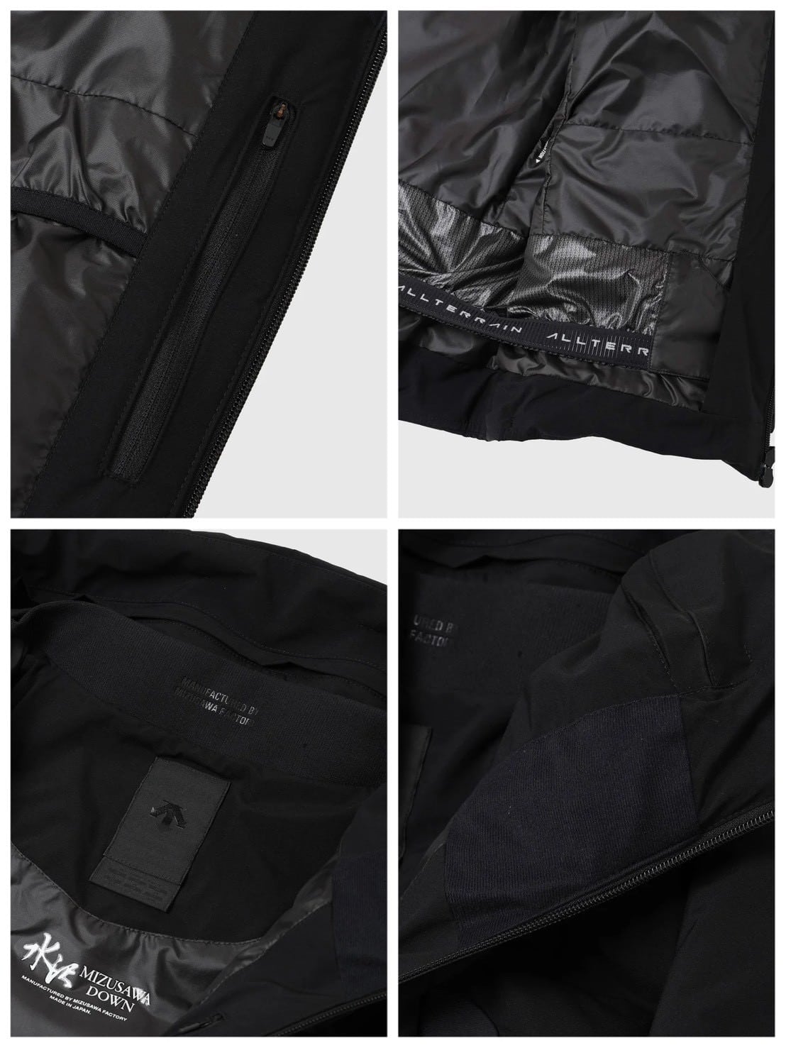 DESCENTE ALLTERRAIN/デサントオルテライン MIZUSAWA DOWN MOUNTAINEER/水沢ダウン マウンテニア BLACK M