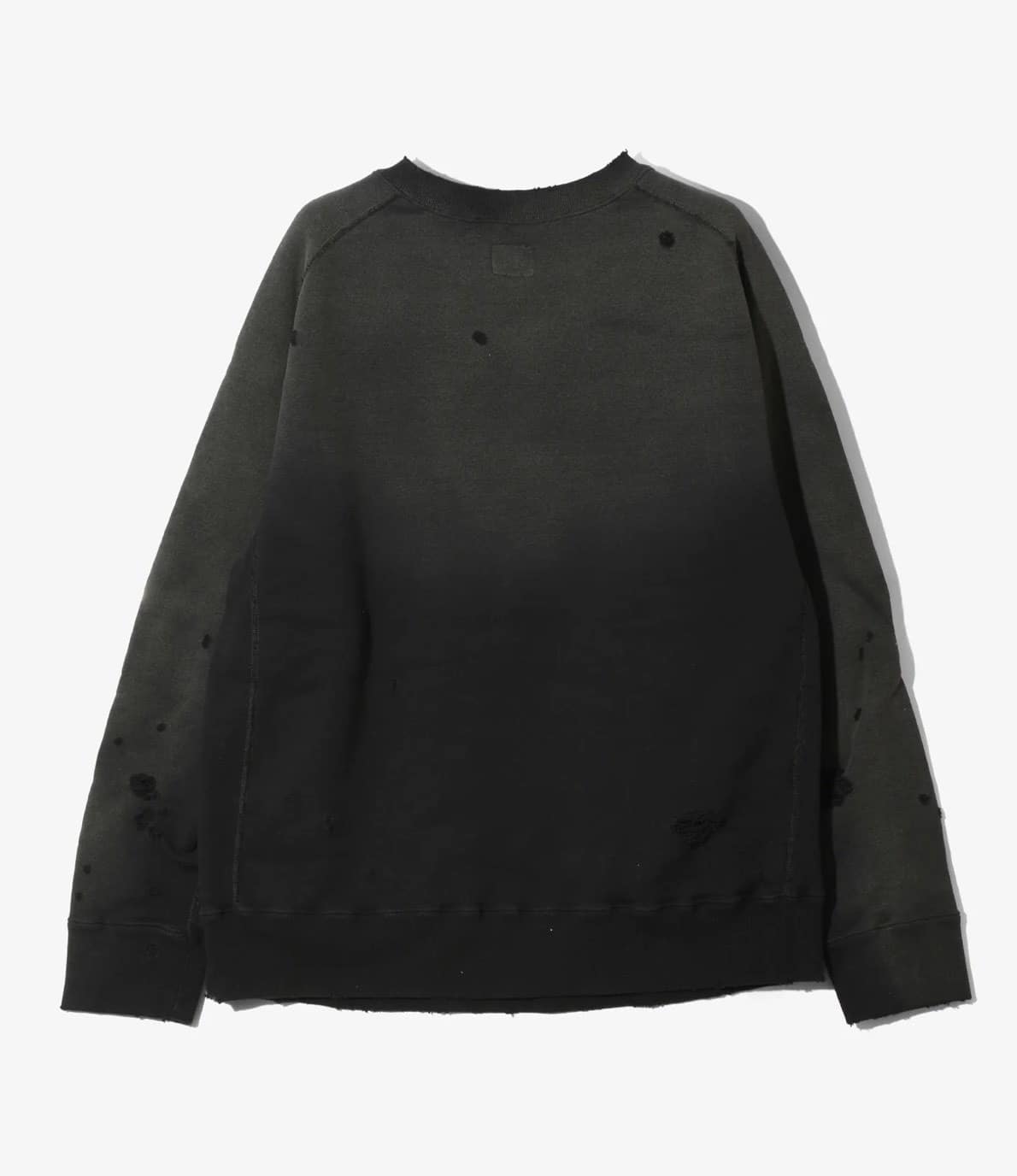 NEEDLES/ニードルズ/DECONSTRUCTED SWEAT SHIRT スウェット　トレーナー BLACK M