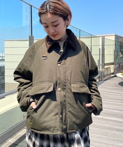 BARBOUR × BEAVER 別注 SPEY PADDED(36 SAGE)｜ ビーバー｜名古屋PARCO