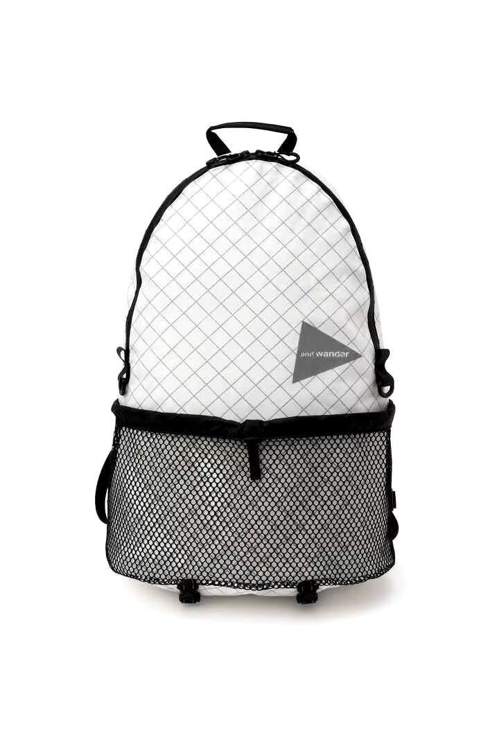 and wander/アンドワンダー/ECOPAK 20Lbackpack BLACK FREE/20L