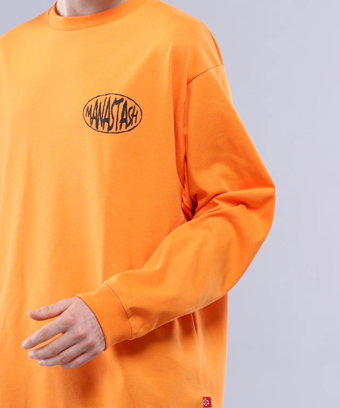 MANASTASH/マナスタッシュ/RE:POLY L/S TEE BEAVER WHITE M