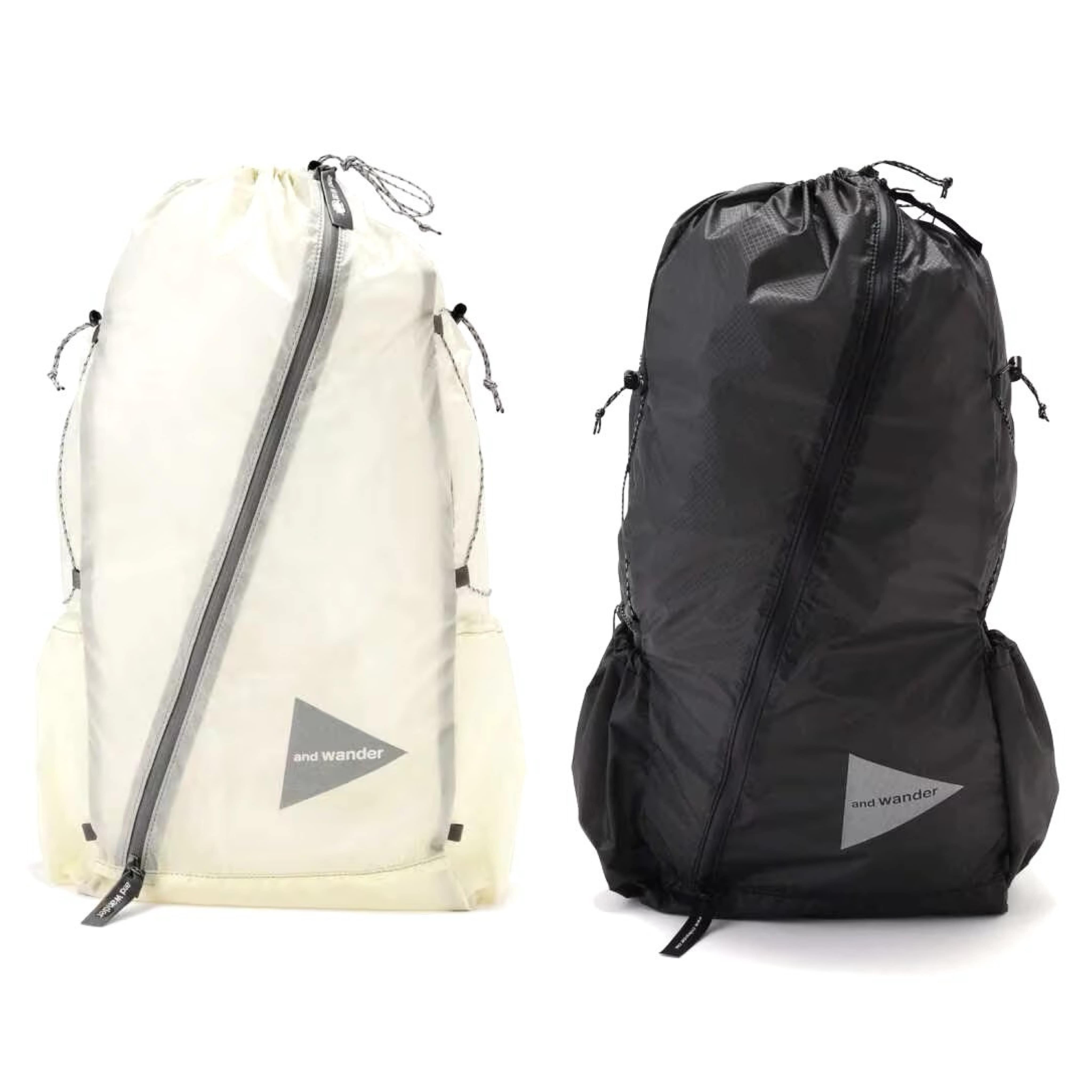 and wander/アンドワンダー/sil daypack WHITE FREE