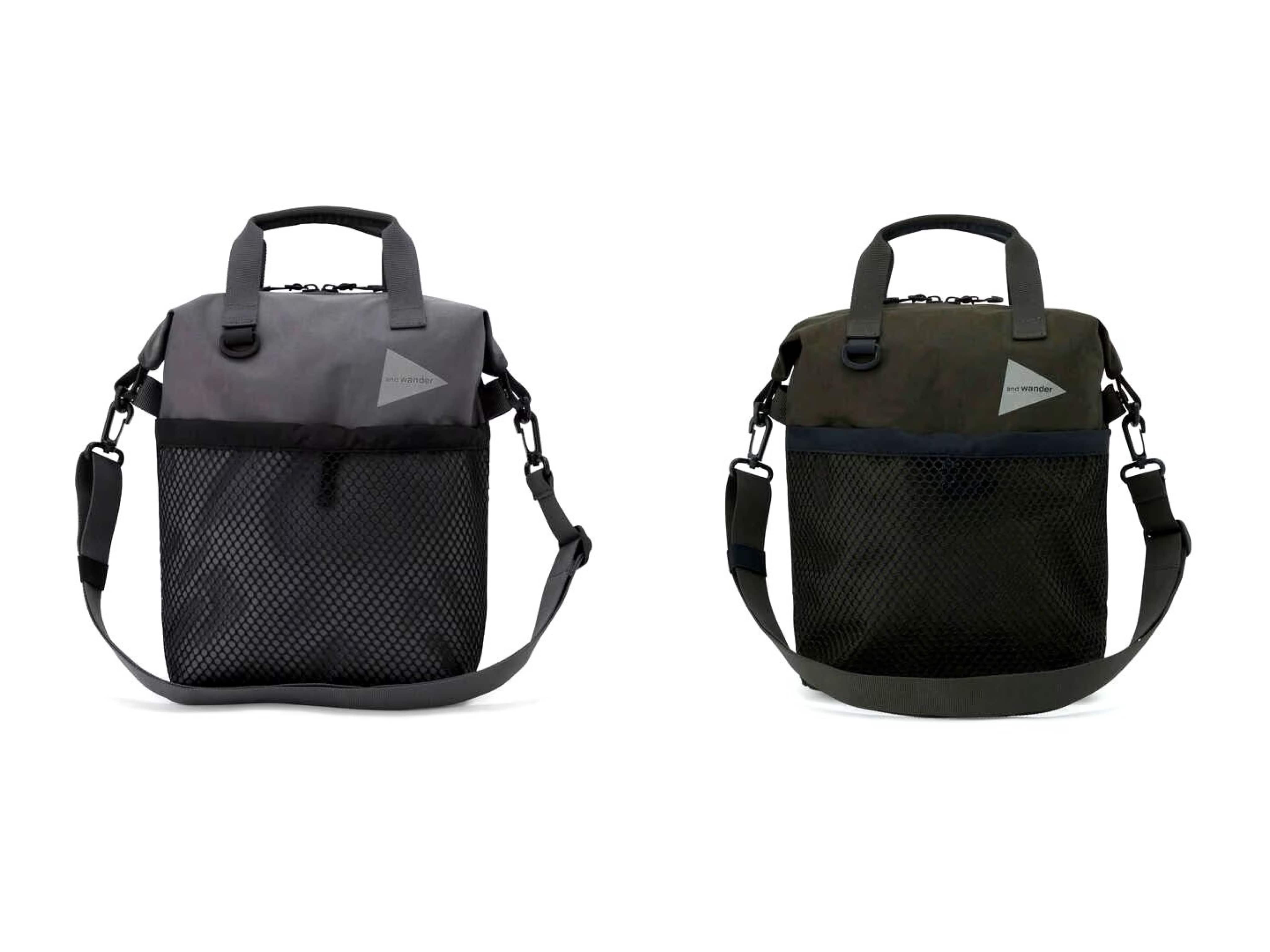 and wander/アンドワンダー /PE/CO 2way bag(FREE GREY)｜ ビーバー ...