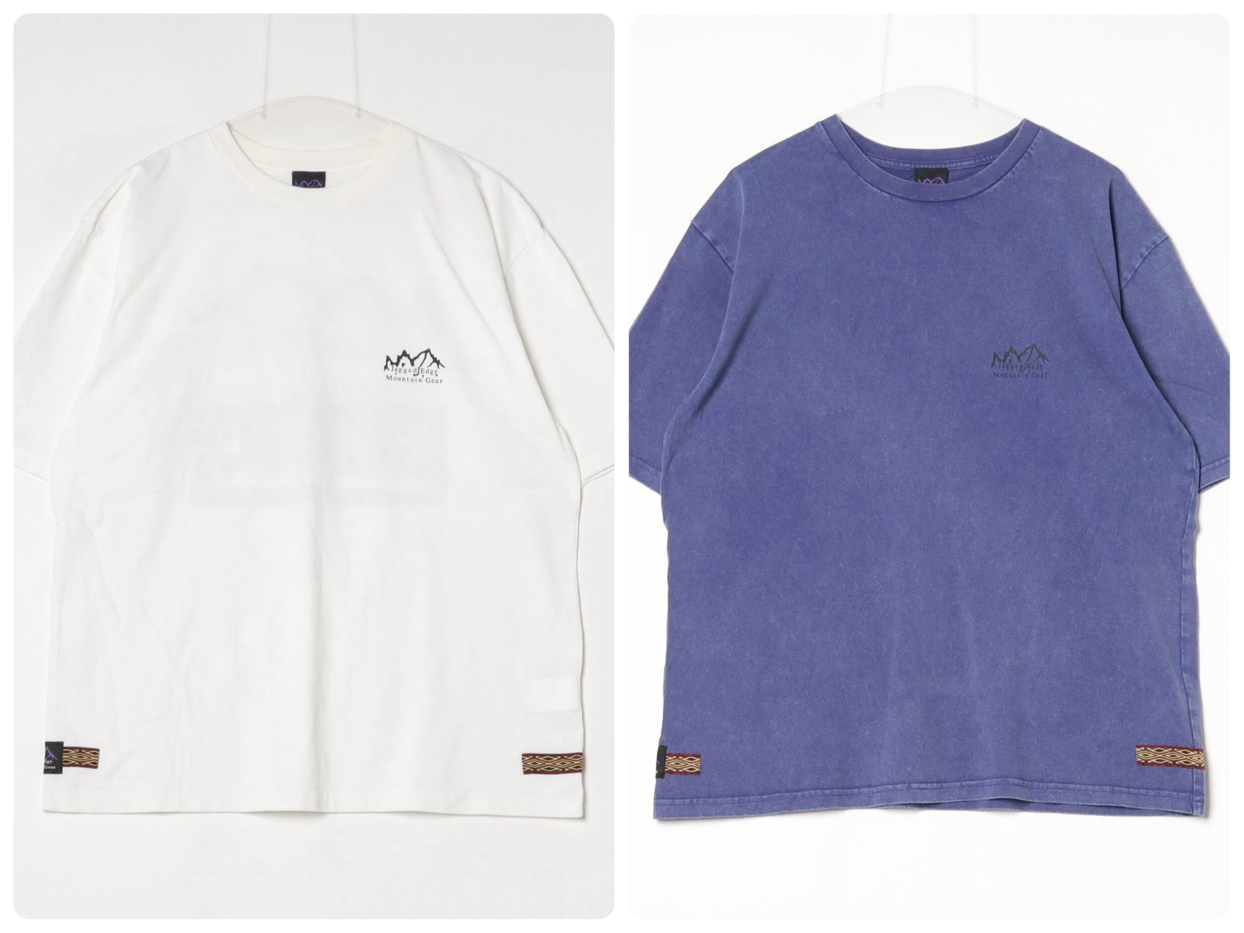 Jagged Edge Mountain Gear/ジャギッドエッジマウンテンギア/”天風水山” PRINT S/S TEE BLUE M