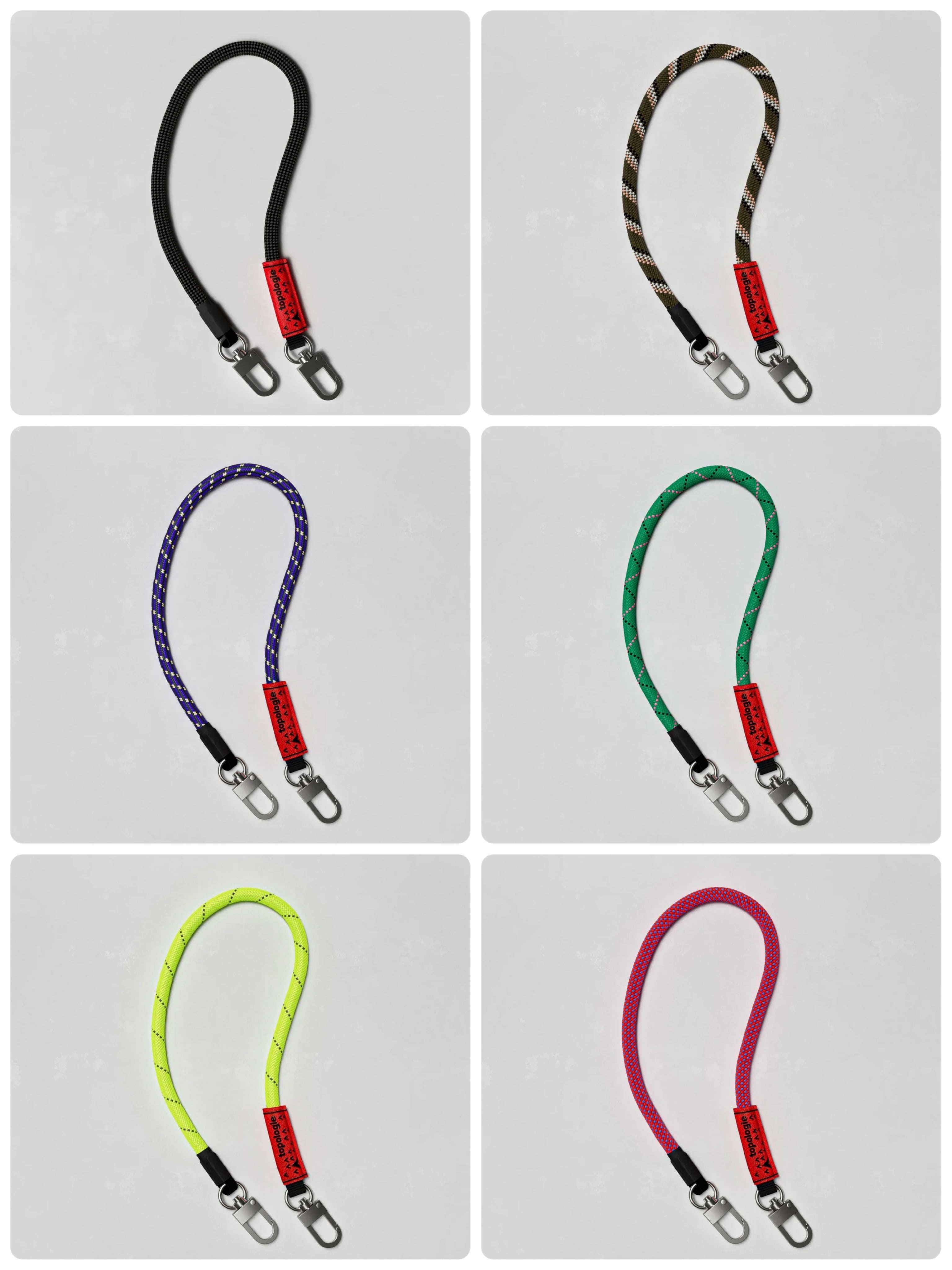 Topologie/トポロジー/Wares Straps 8.0㎜ Wrist Strap 【ストラップ単体】 NEON YELLOW REFLECTIVE FREE