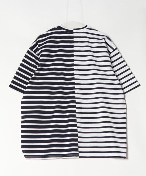 CMF OUTDOOR GARMENT/シーエムエフアウトドアガーメント/別注BORDER TEE S/S NAVY M