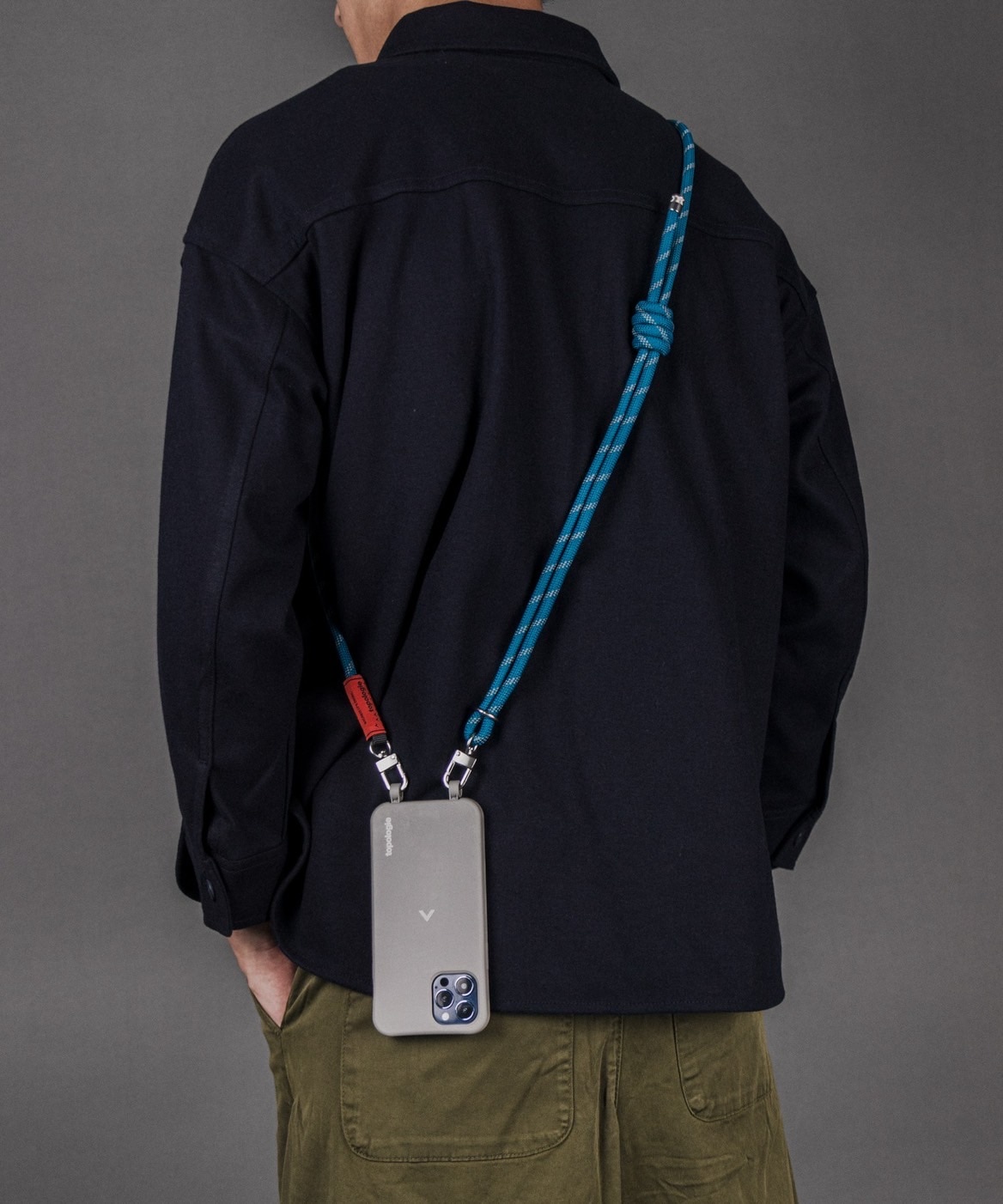 Topologie/トポロジー/Topologie Wares Strap 8.0mm Rope Strap【ストラップ単体】 BLACK REFLECTIVE FREE