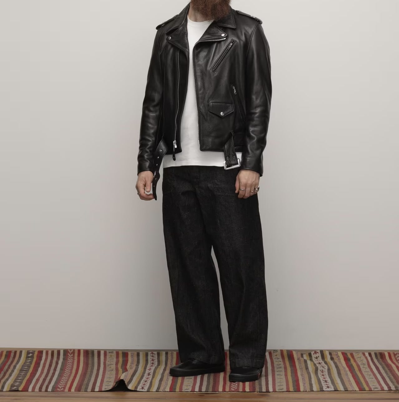 Schott/ショット/ONE STAR NEW NAKED BLACK 34