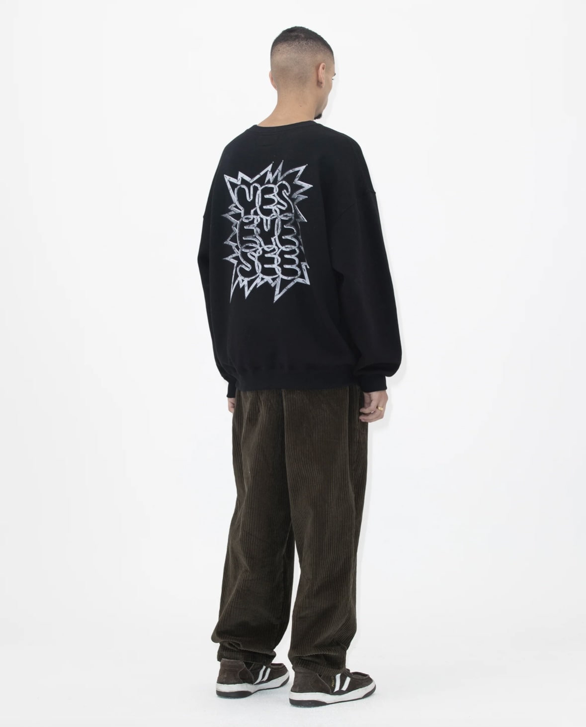 YES EYE SEE/イエスアイシー/Y.E.S Steel Logo Sweatshirt(M