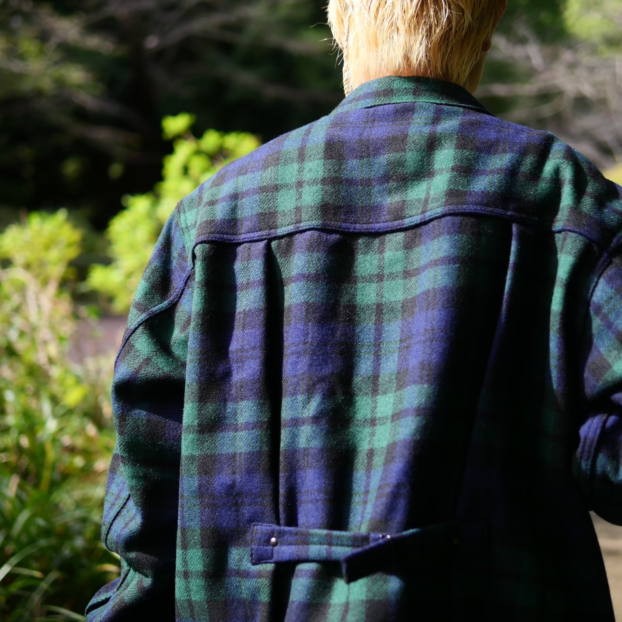 Needles/ニードルズ/別注MW Jean JK - Wool Tartan Plaid 24AW GREEN S