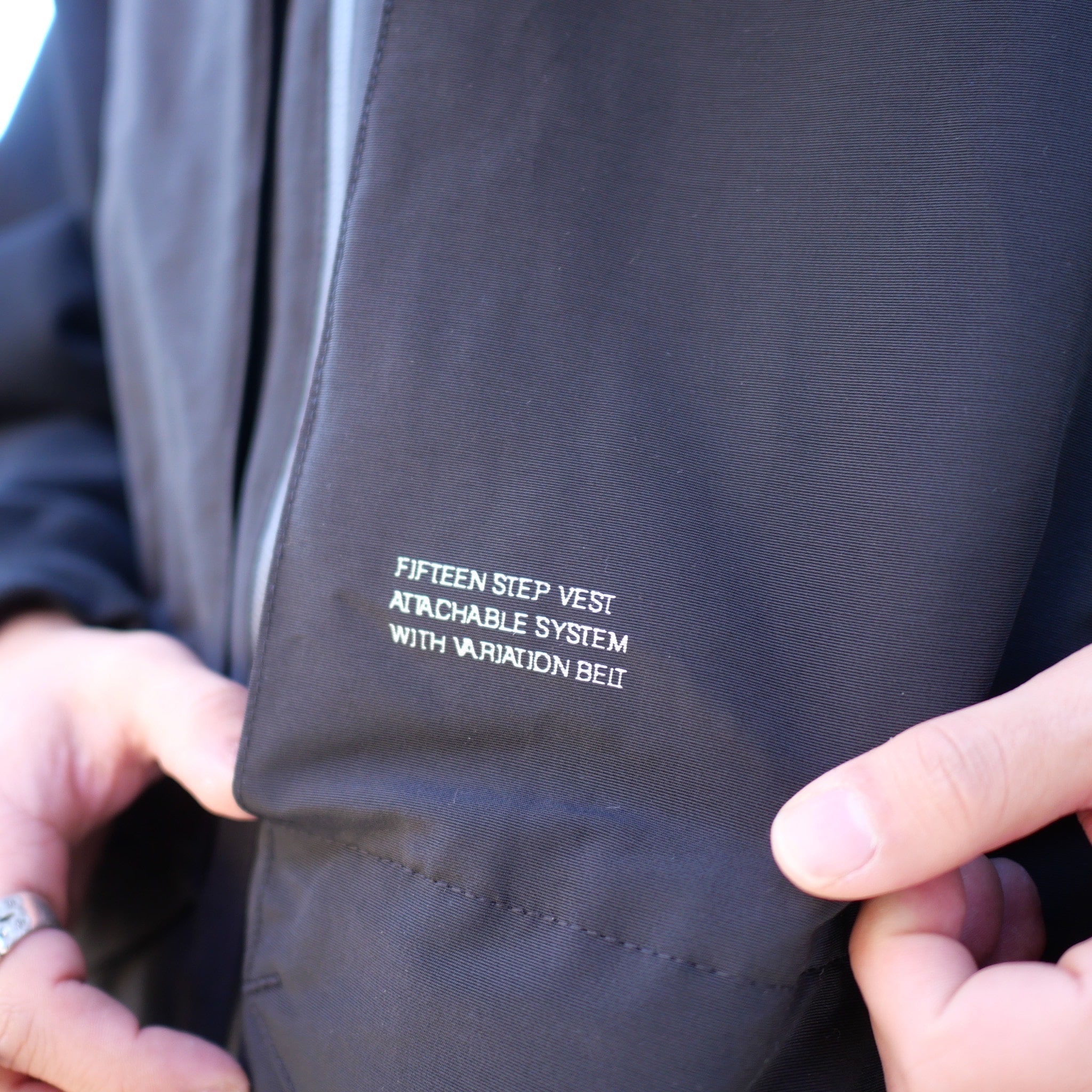 CMF OUTDOOR GARMENT/シーエムエフアウトドアガーメント/別注15 STEP VEST BLACK M