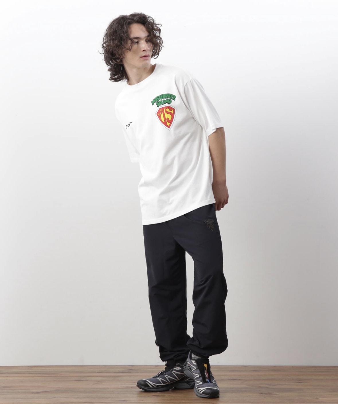 MANASTASH×MASTERPIECE SOUND/マスターピースサウンド/TRACK PANTS BLACK S