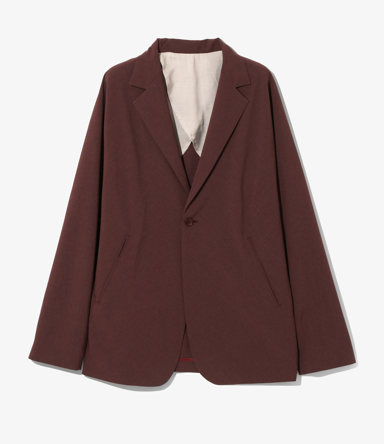  Needles/ニードルズ　Miles Jacket - Poly Cloth　25ss BEIGE M