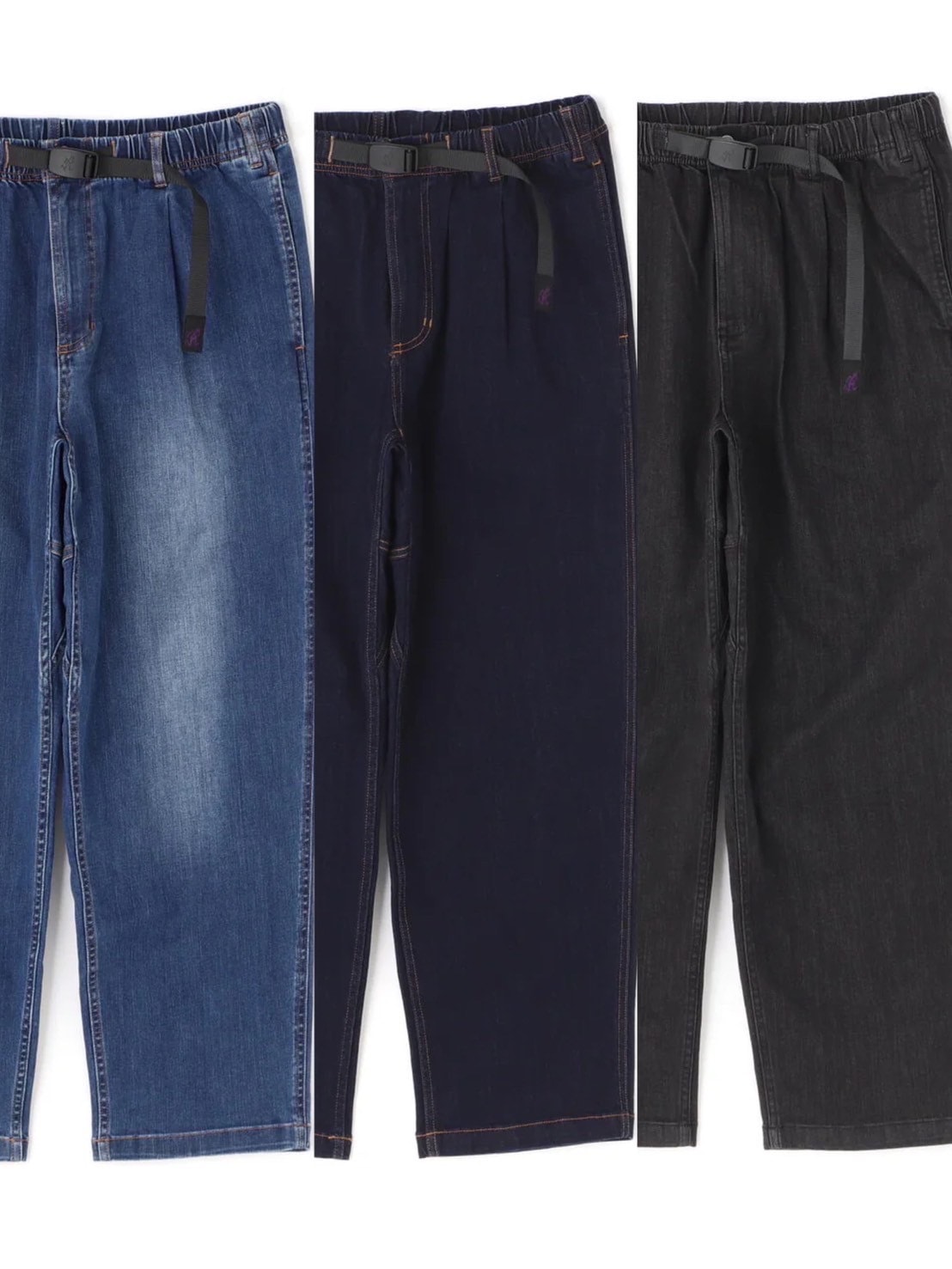 GRAMICCI×BEAVER/グラミチ×ビーバー　別注TUCK TAPERD DENIM PANT タックテーパードデニムパンツ O/W S