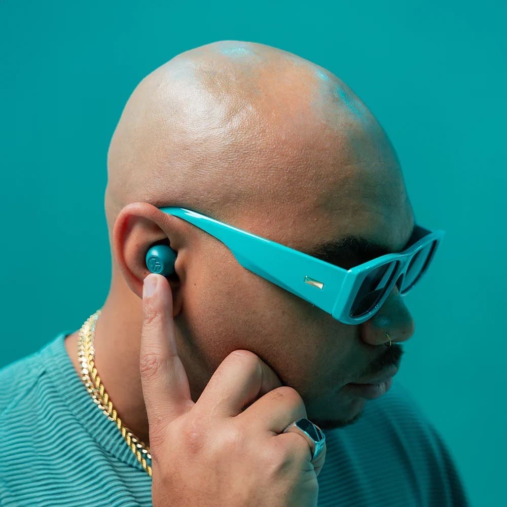 JLab/ジェイラブ　GO POP ANC　ワイヤレスイヤホン TEAL FREE