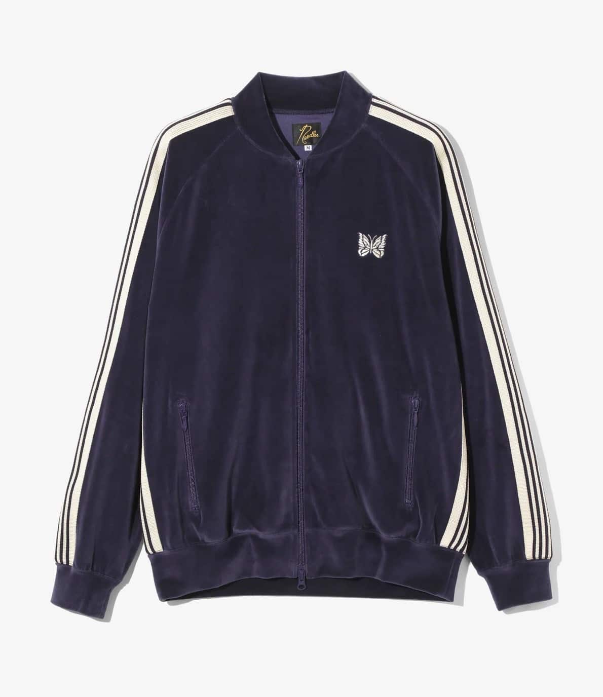 Needles/ニードルズ/Rib Collar Track Jacket - C/PE Velour 25AW BLACK M