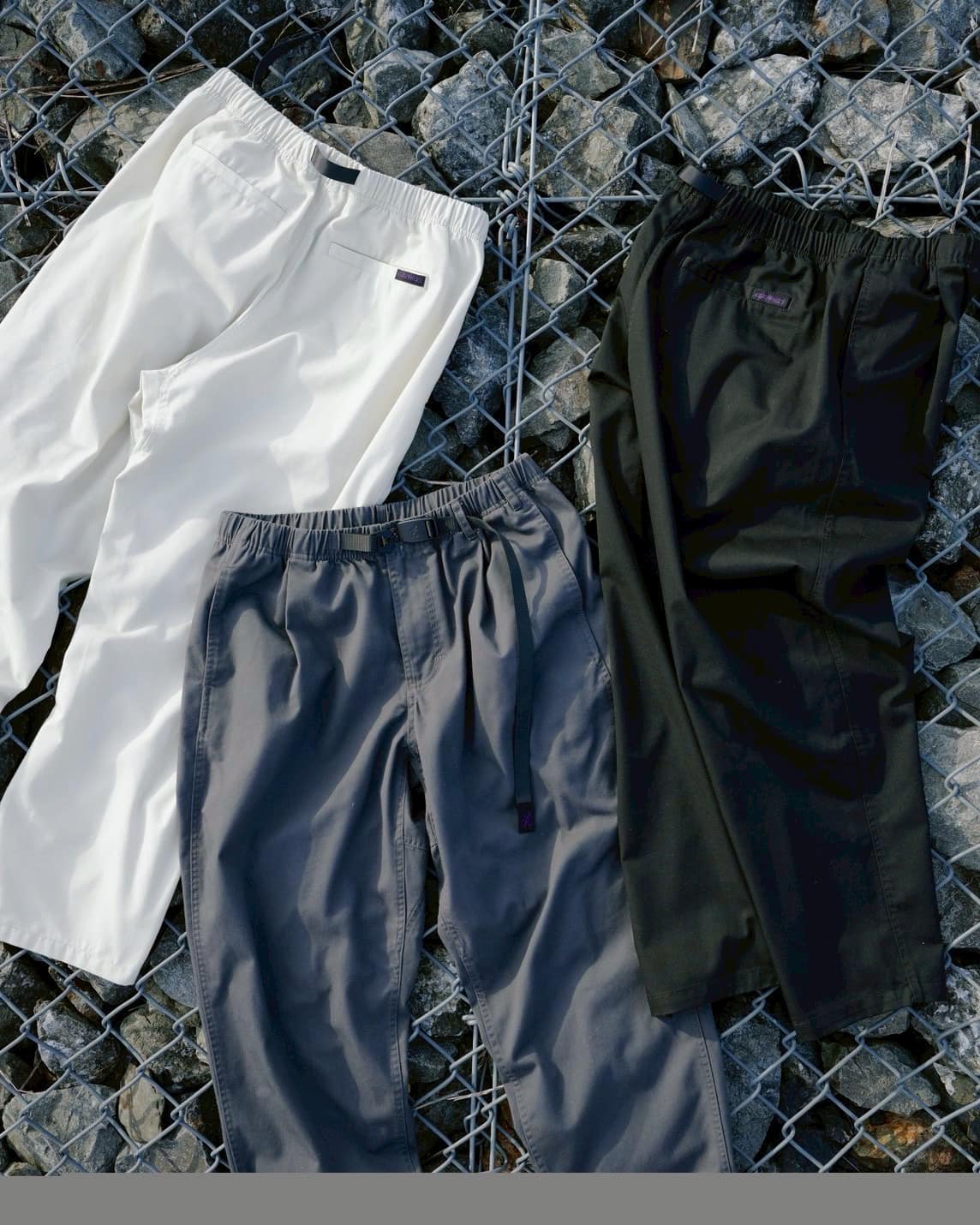 Gramicci/BEAVER別注TUCK T/C TWILL PANTS　別注タックT/Cツイルパンツ CHARCOL S