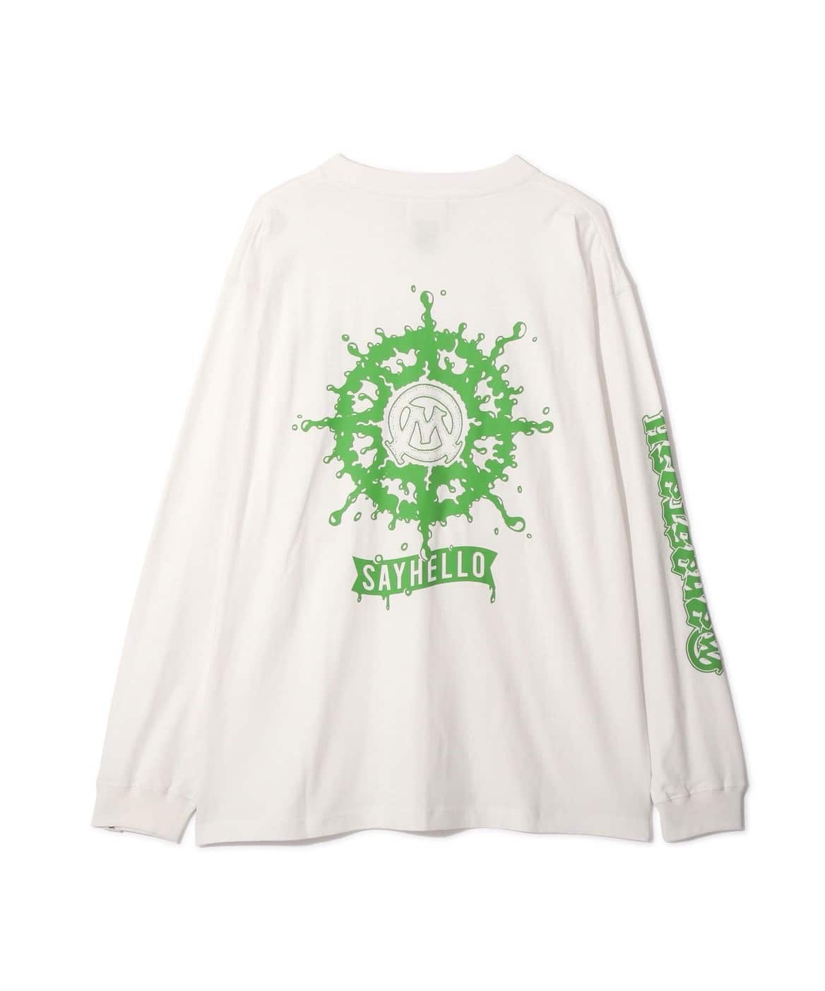 MANASTASH/マナスタッシュ/SAYHELLO L/S TEE BLACK S