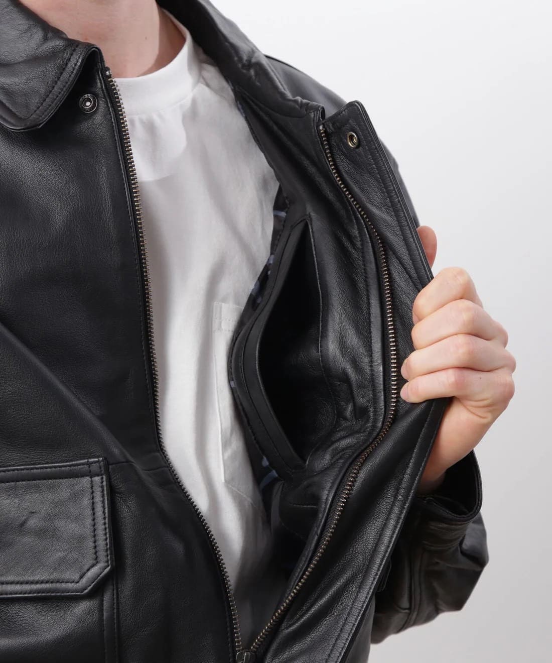 MANASTASH/マナスタッシュ/LEATHER MOTOR BLOUSON BLACK M