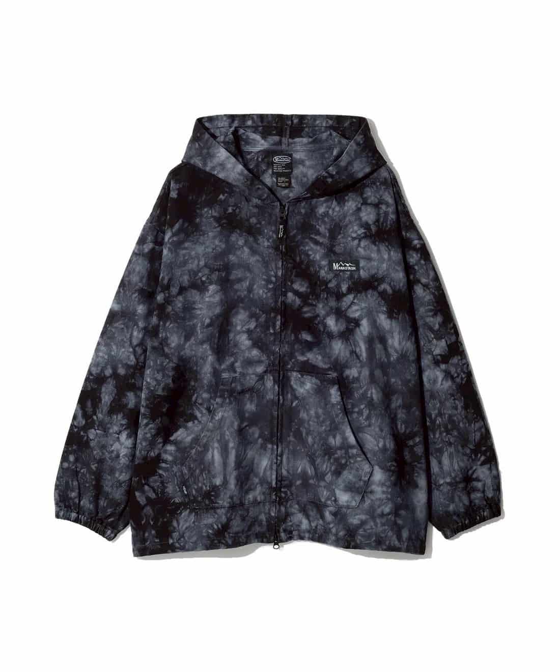 MANASTASH/マナスタッシュ/TIE DYE CHILLIWACK HOODIE BLACK S