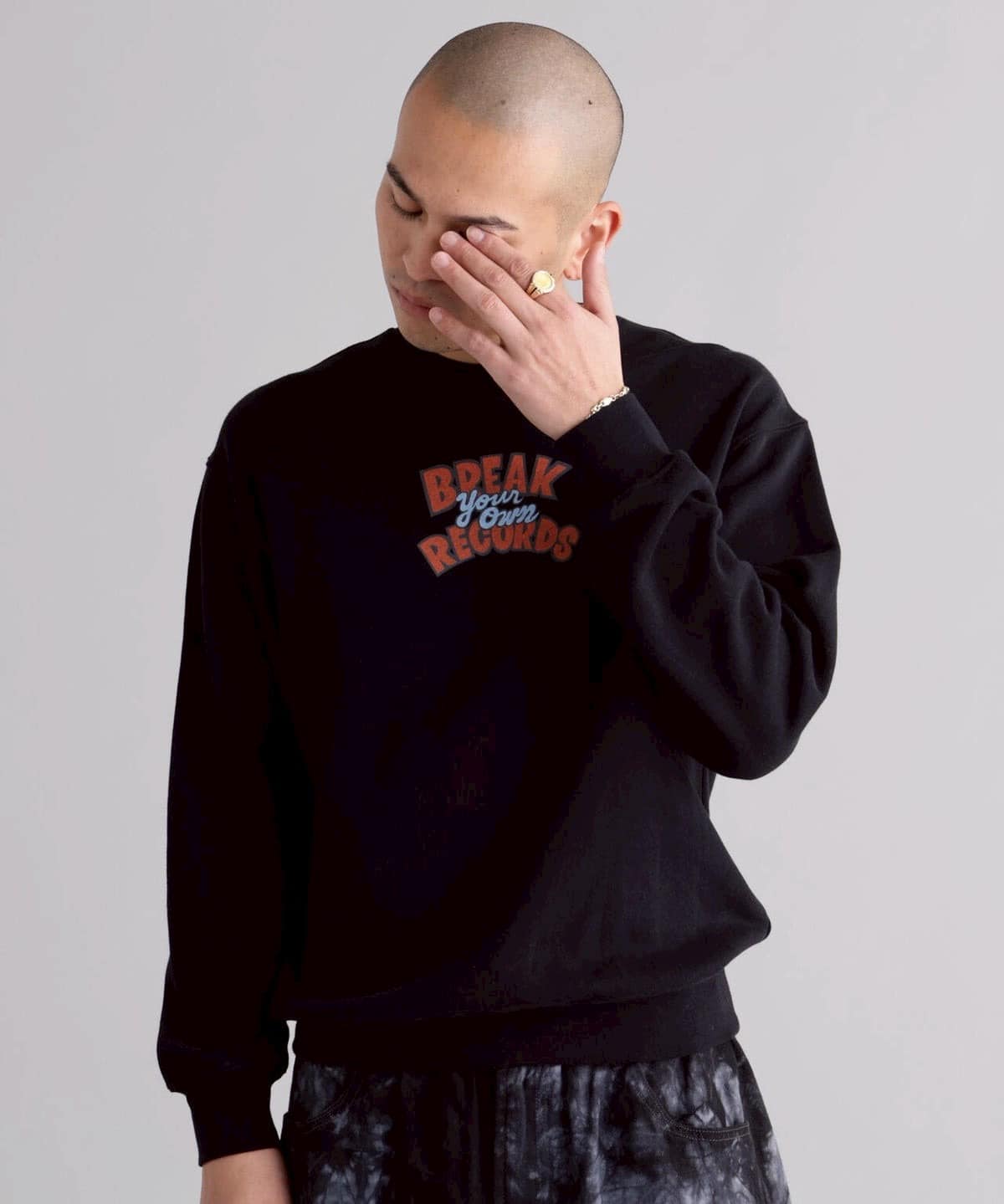 MANASTASH/マナスタッシュ/Citee Sweat CHAMPIONSHIP BLACK S