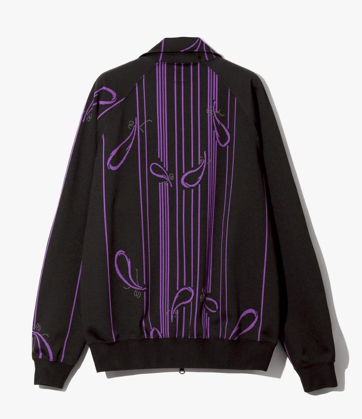 Needles/ニードルズ　Track Jacket-poly Jacquard 26ss-BLACK- BLACK M