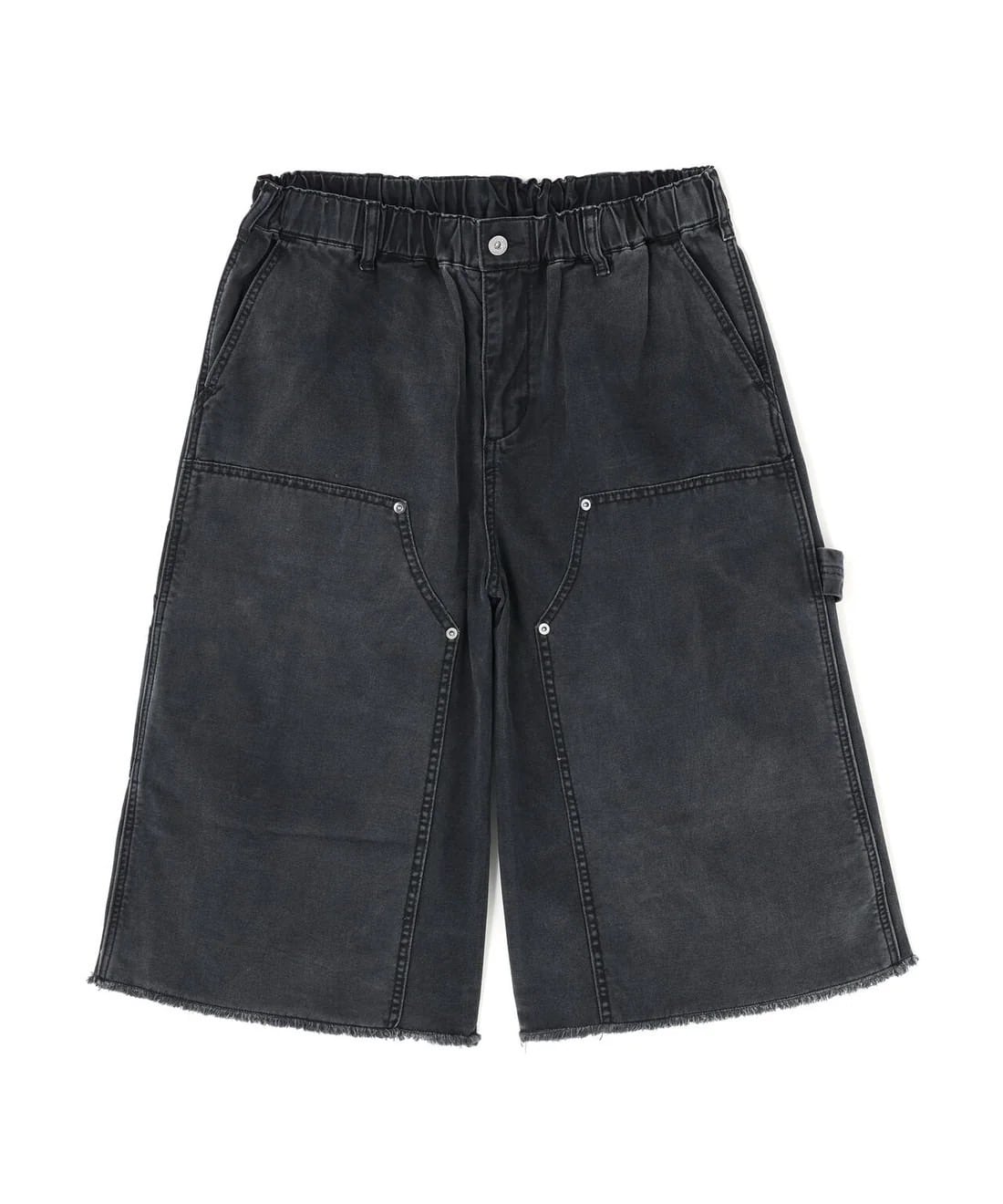 B omnivore/ビーオムニボー/W KNEE SHORTS DUCK ダブルニーショーツダック BROWN M