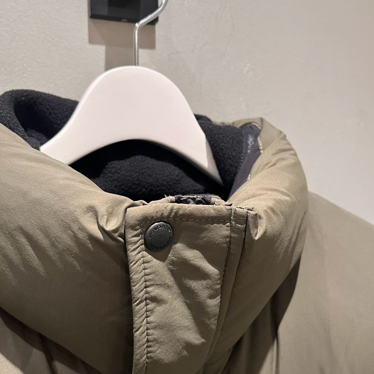 and wander/アンドワンダー/puffer down jacket　パファーダウンジャケット OLIVE M