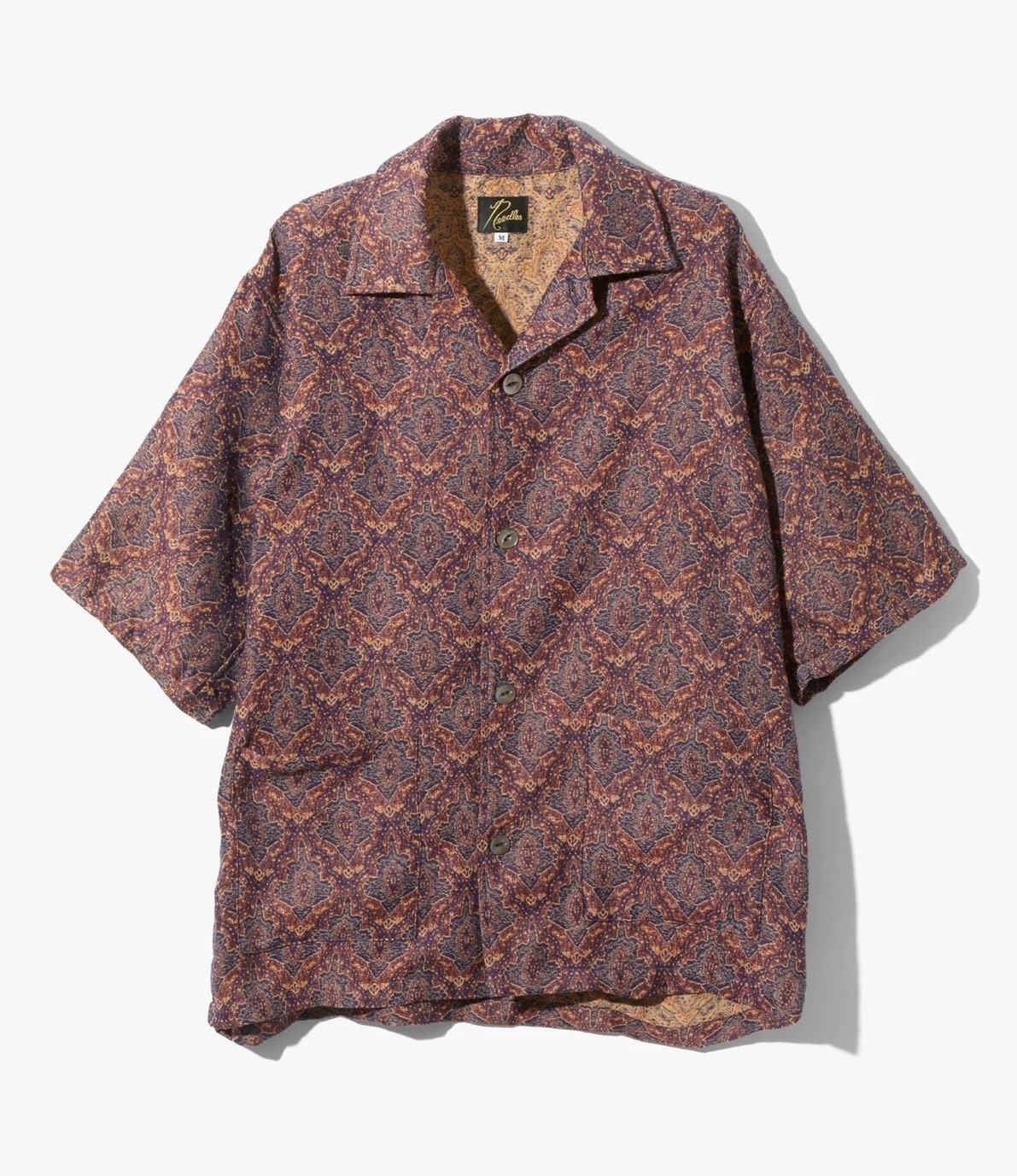 Needles/ニードルズ/CABANA SHIRT - POLY INDIA JQ. 24ss(M NAVY