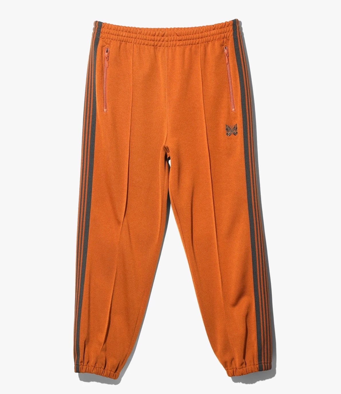 Needles/ニードルズ/ZIPPED TRACK PANT - POLY SMOOTH 24ss(XS RUST ...