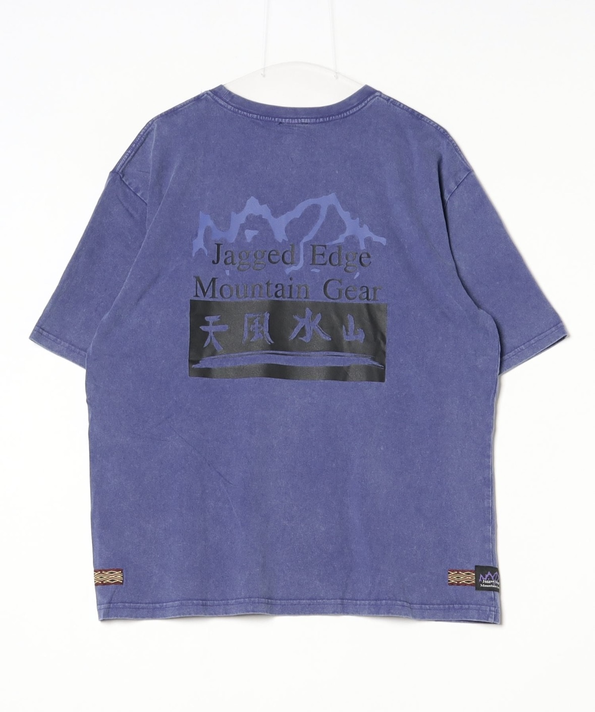Jagged Edge Mountain Gear/ジャギッドエッジマウンテンギア/”天風水山” PRINT S/S TEE BLUE M