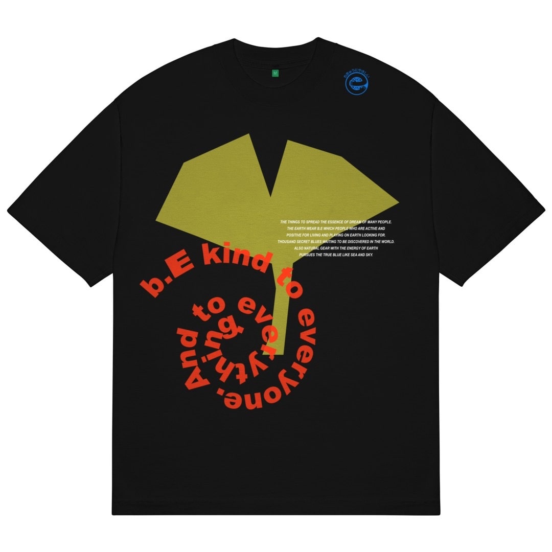 b.Eautiful/ビューティフル/Be Kind T-Shirt(M BLACK)｜ ビーバー 