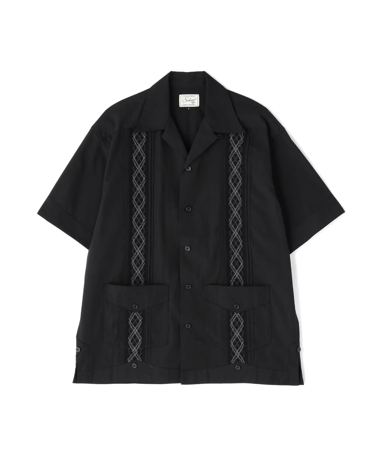 schott/ショット/BRAID CUBA SHIRT(M BLACK)｜ ビーバー｜名古屋PARCO 