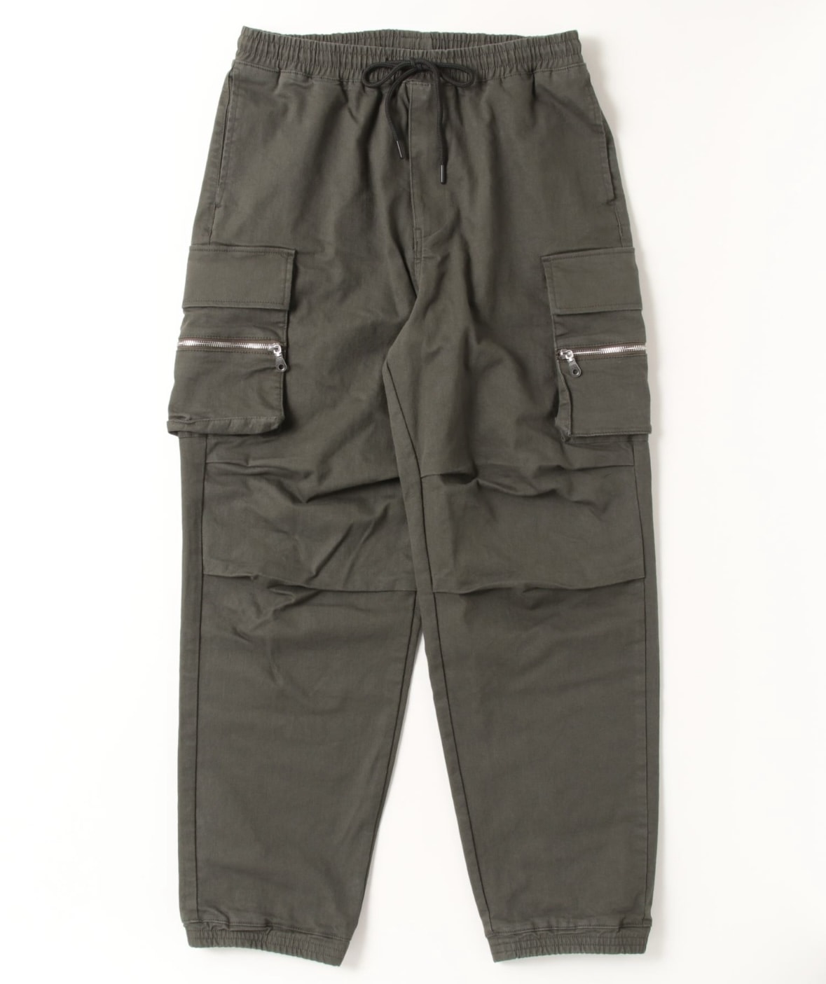 B omnivore/ビーオムニボー/ZIP CARGO PANTS OLIVE S