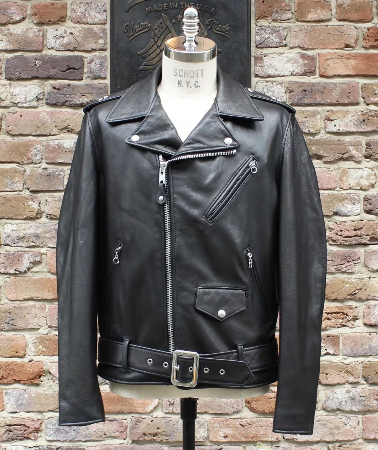 Schott/ショット/ONE STAR NEW NAKED BLACK 34