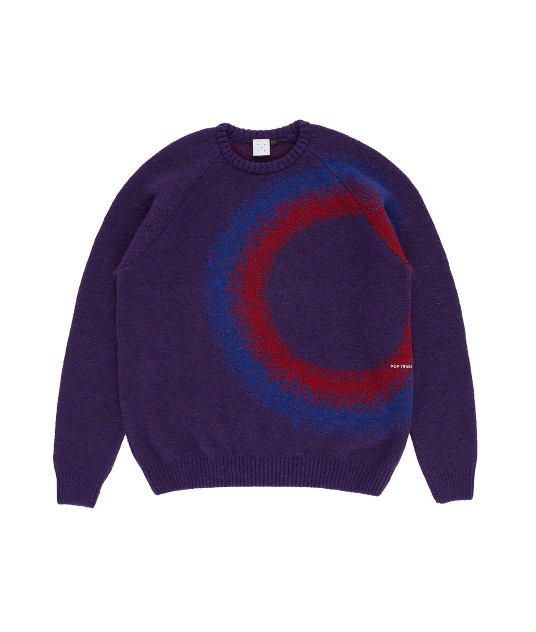 POP TRADING CO/ポップトレーディングカンパニー/O Knitted Crewneck PURPLE M