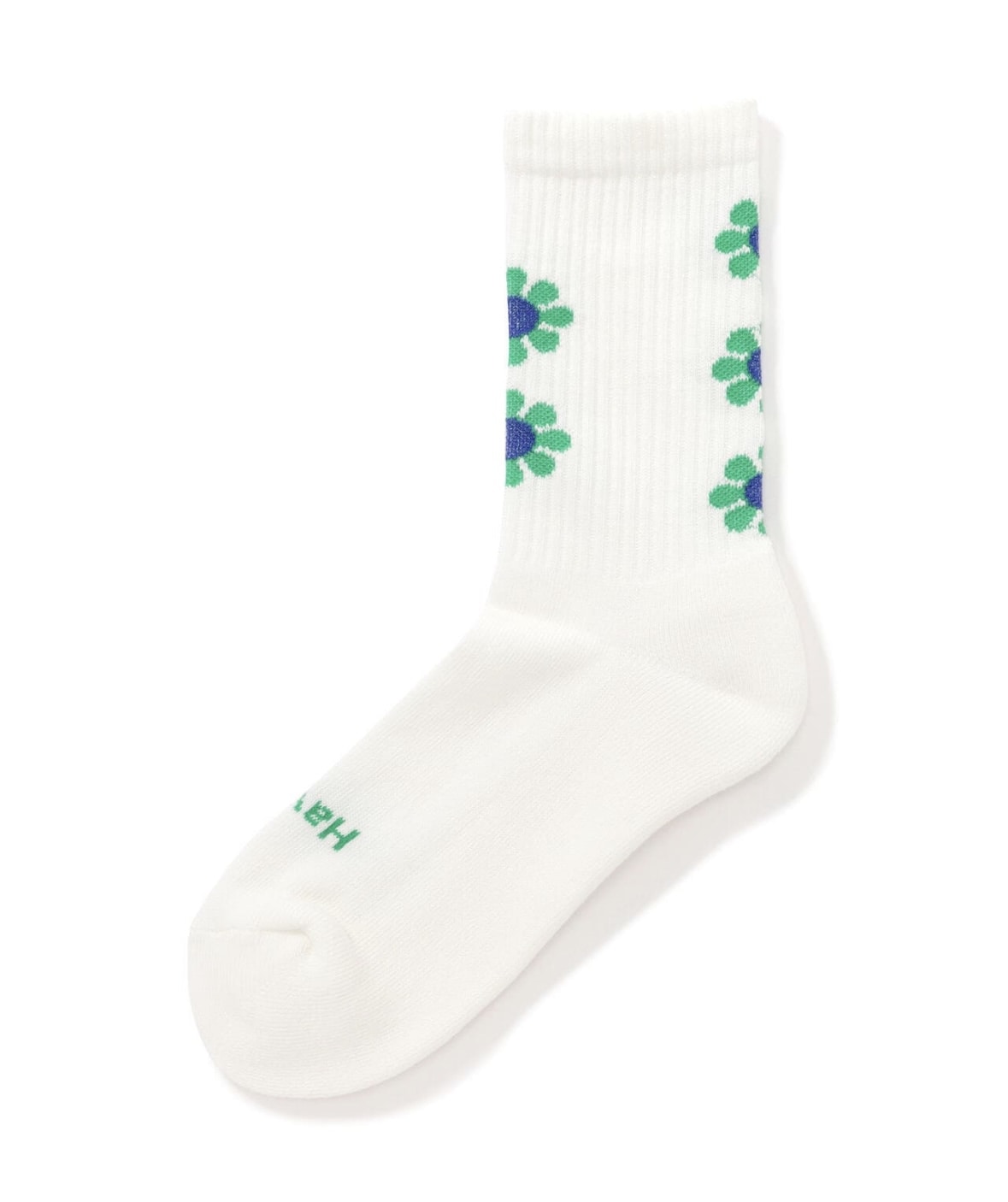 ROSTER SOX/ロスターソックス/PEACE SOCKS WHITE 1(23cm～25cm)
