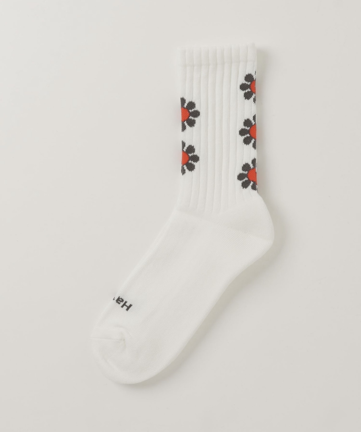 ROSTER SOX/ロスターソックス/PEACE SOCKS WHITE 1(23cm～25cm)