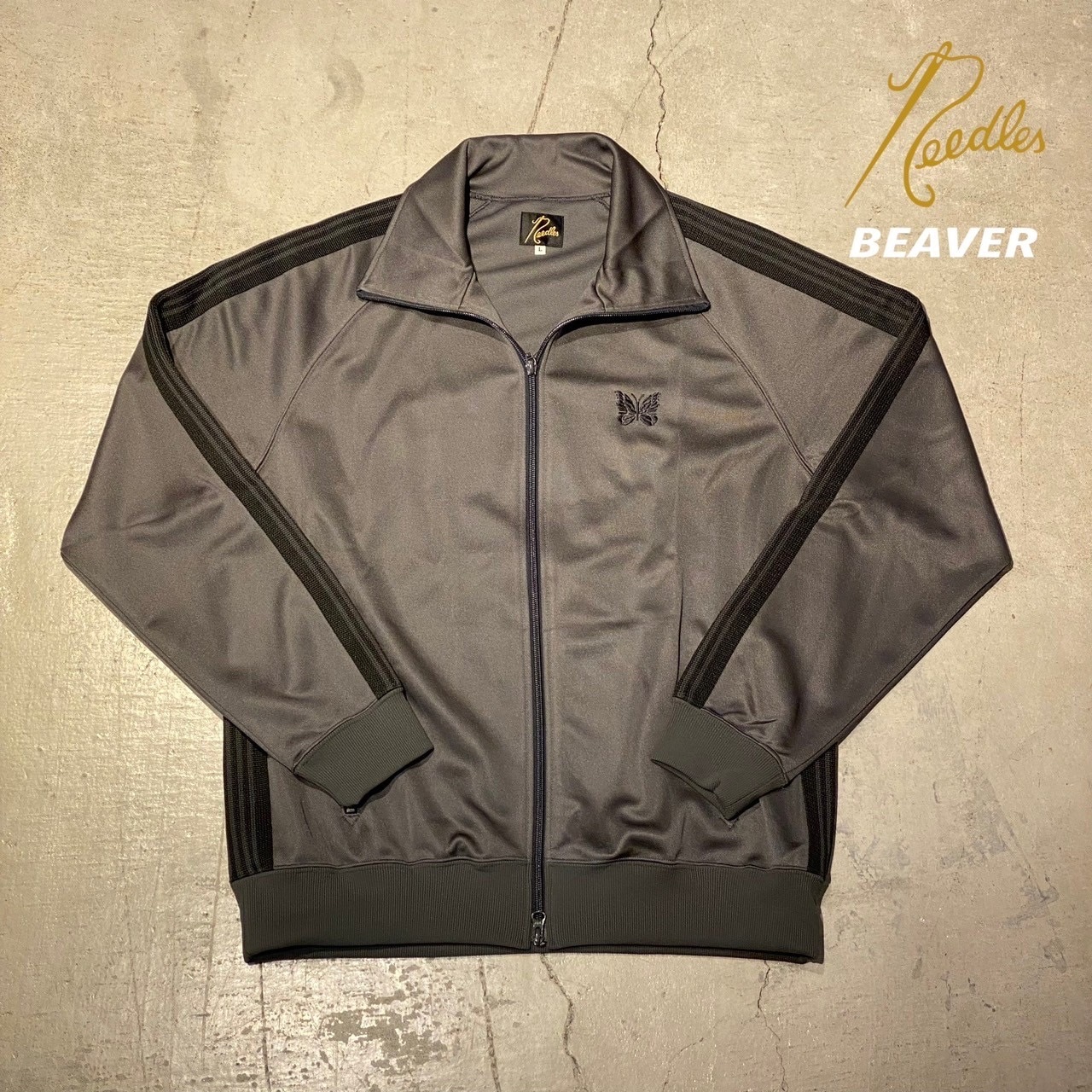 Needles/ニードルズ/BEAVER×Needles 別注Track Jacket-Poly Smooth