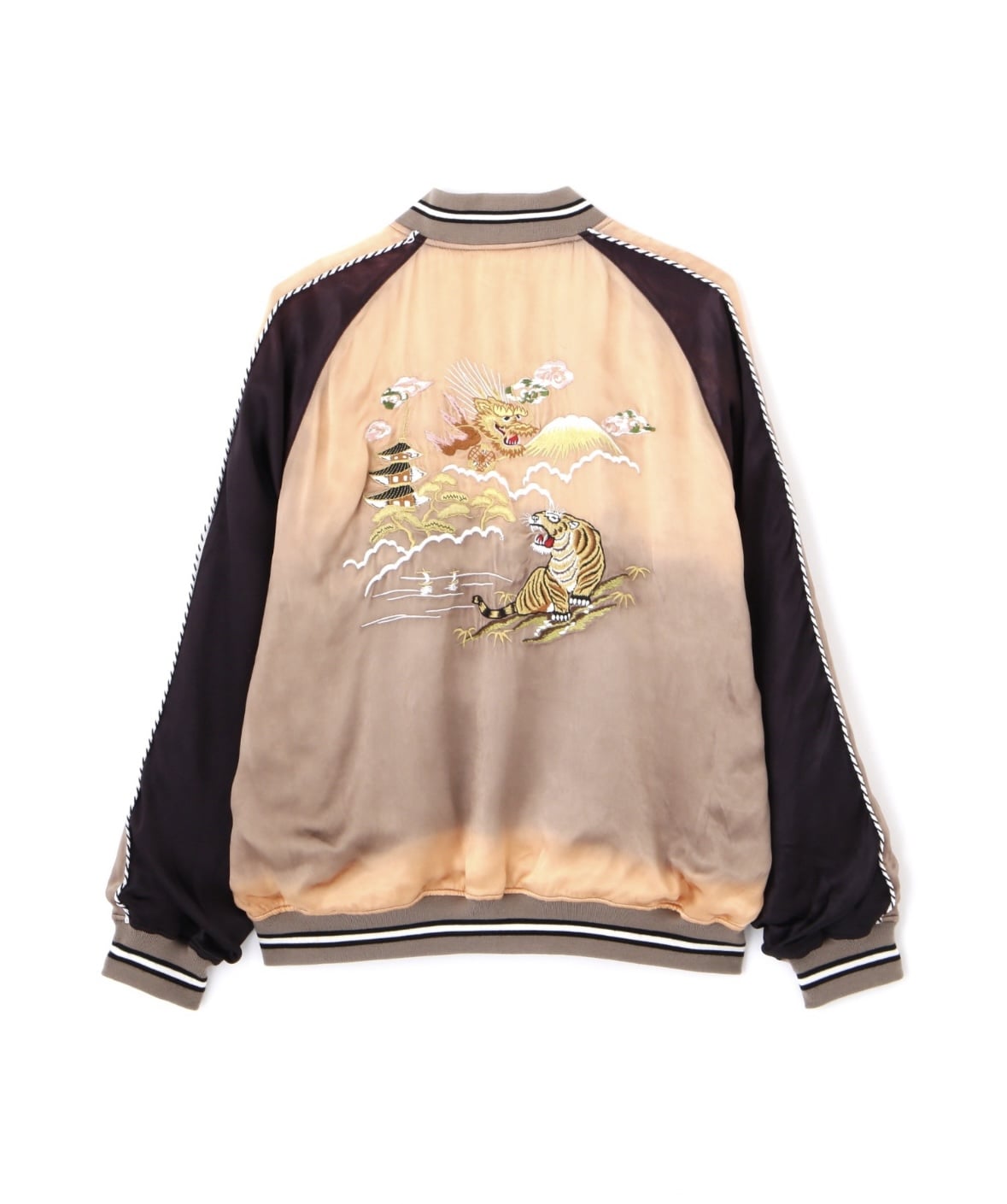  Schott/ショット/RAYON SUKA ASING JACKET/レーヨン エイジング スカジャン BEIGE M