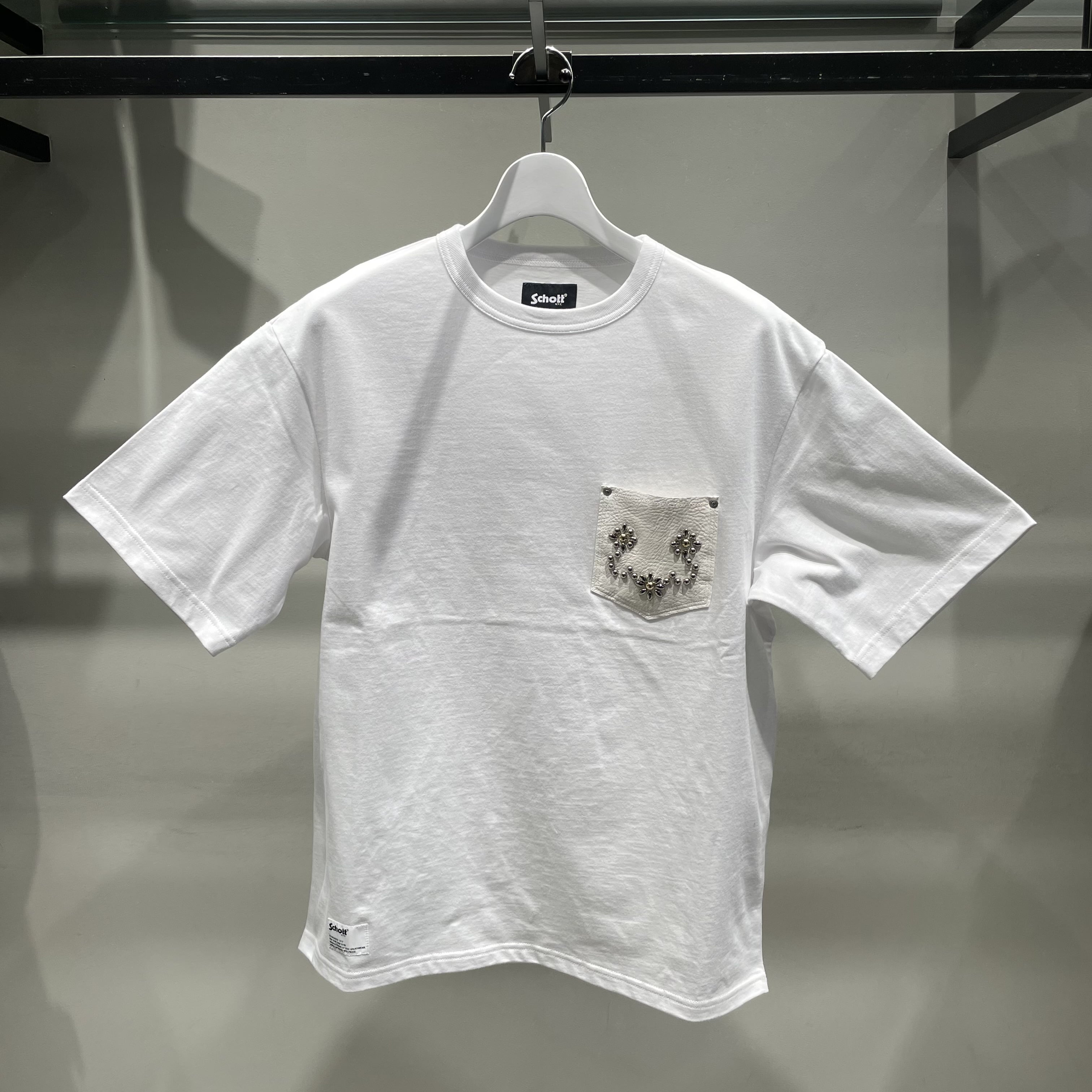 Schott/ショット/DEER STUDS T-SHIRT FLOWER/ディア スタッヅ Tシャツ フラワー WHITE M