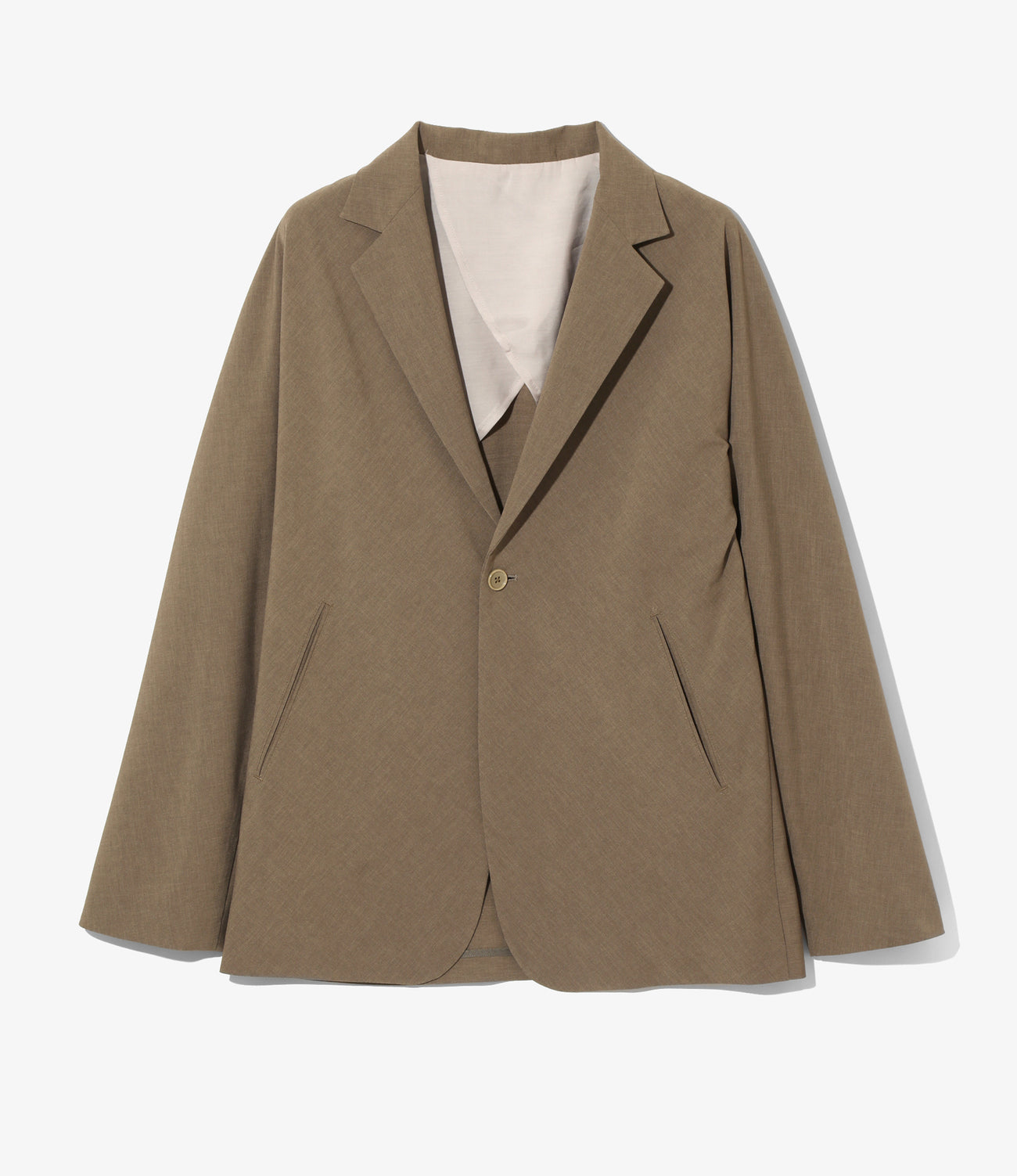  Needles/ニードルズ　Miles Jacket - Poly Cloth　25ss BEIGE M