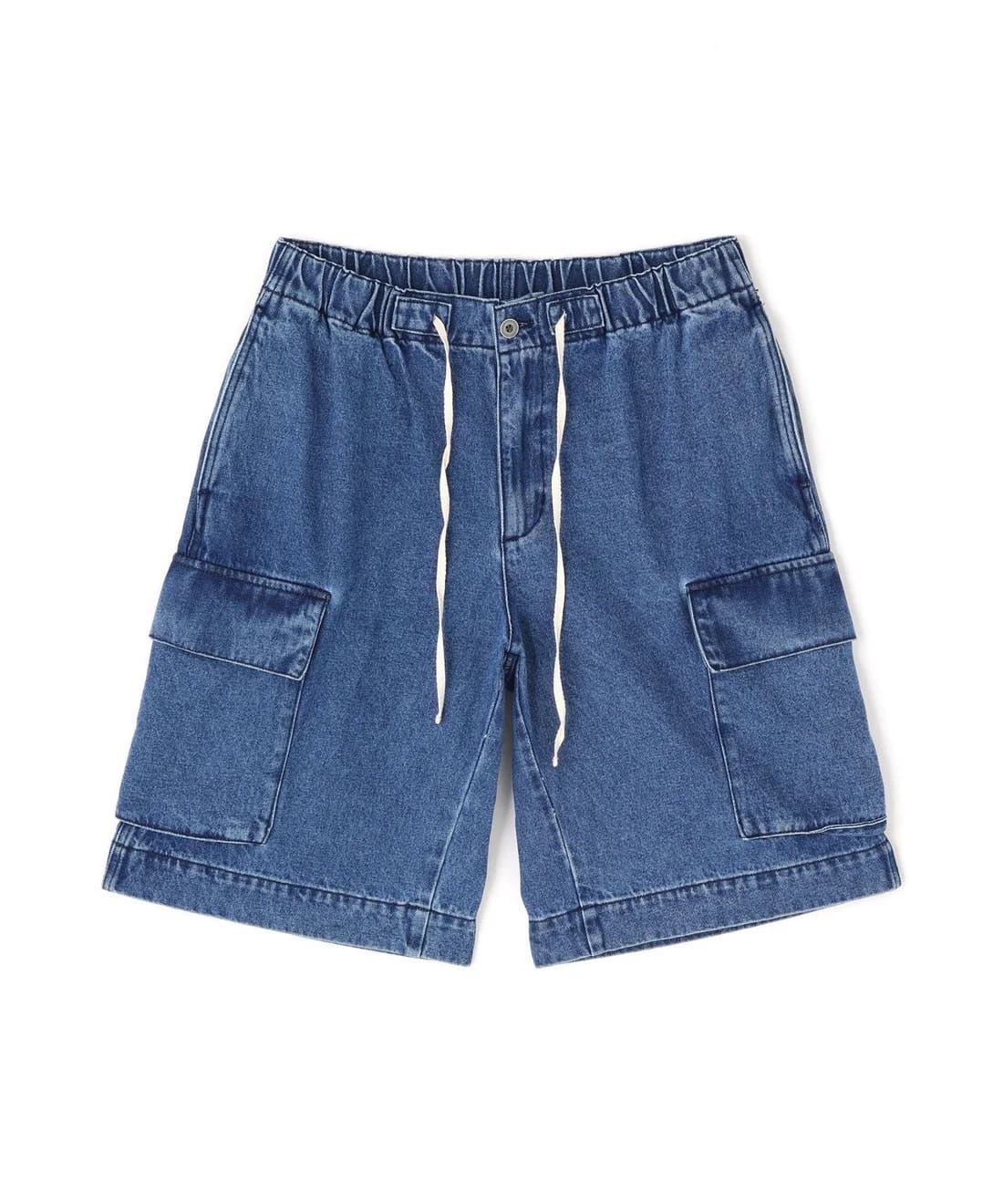 B omnivore/ビーオムニボー/DENIM CARGO SHORTS デニムカーゴショーツ INDIGO M