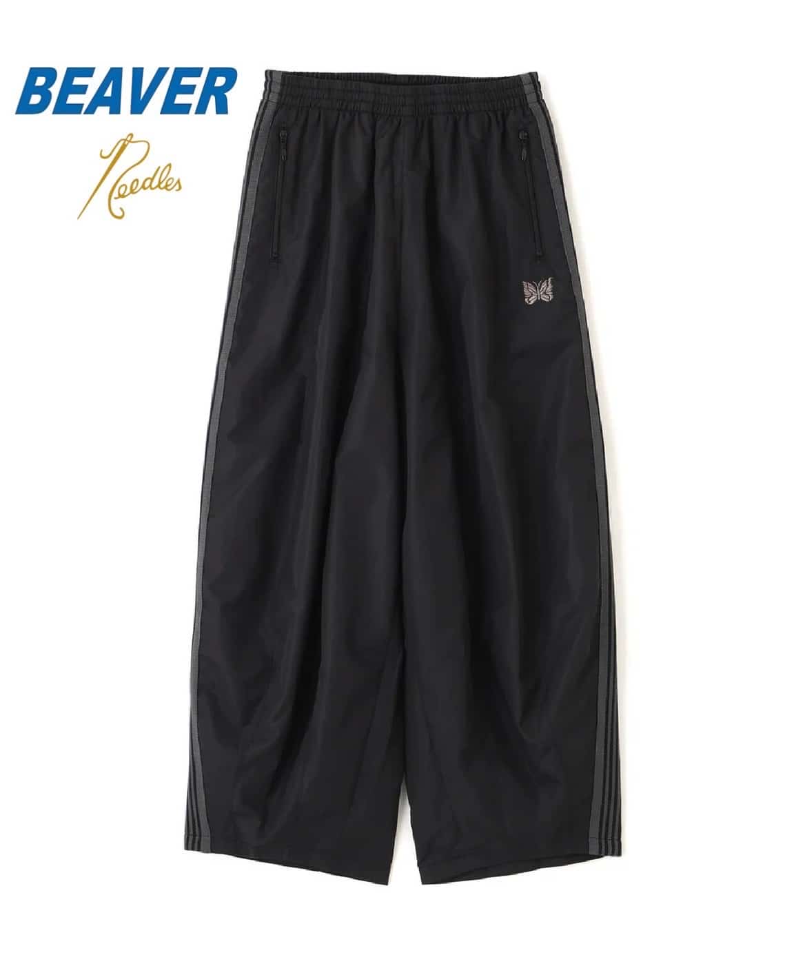 完売 ニードルズ×ビーバー/別注H.D. TRACK SHORTS サイズS