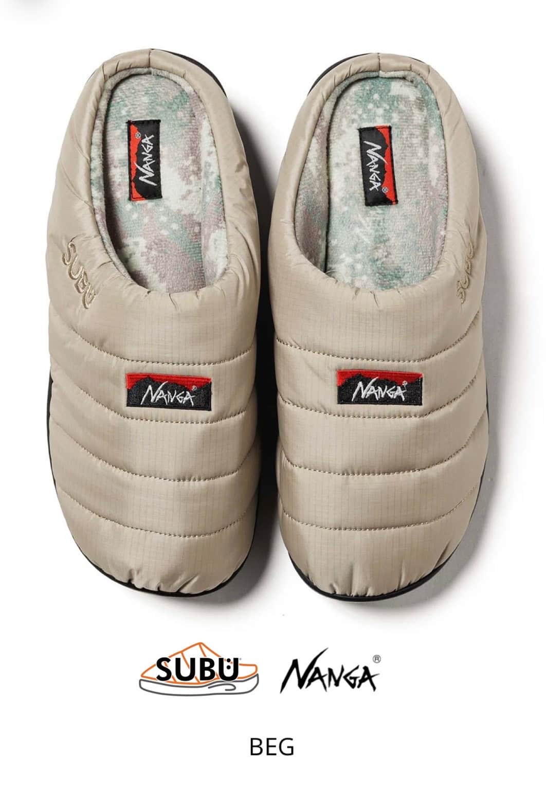 SUBU x NANGA　AURORA TEX WINTER SANDAL　ウィンターサンダル　BEG BEIGE 0